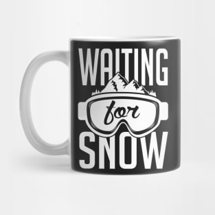 Waiting for snow Mug